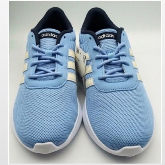 New Adidas Shoes Womens Size 6.5 Blue White Athletic Active Sneakers Logo NWT - Picture 2 of 16